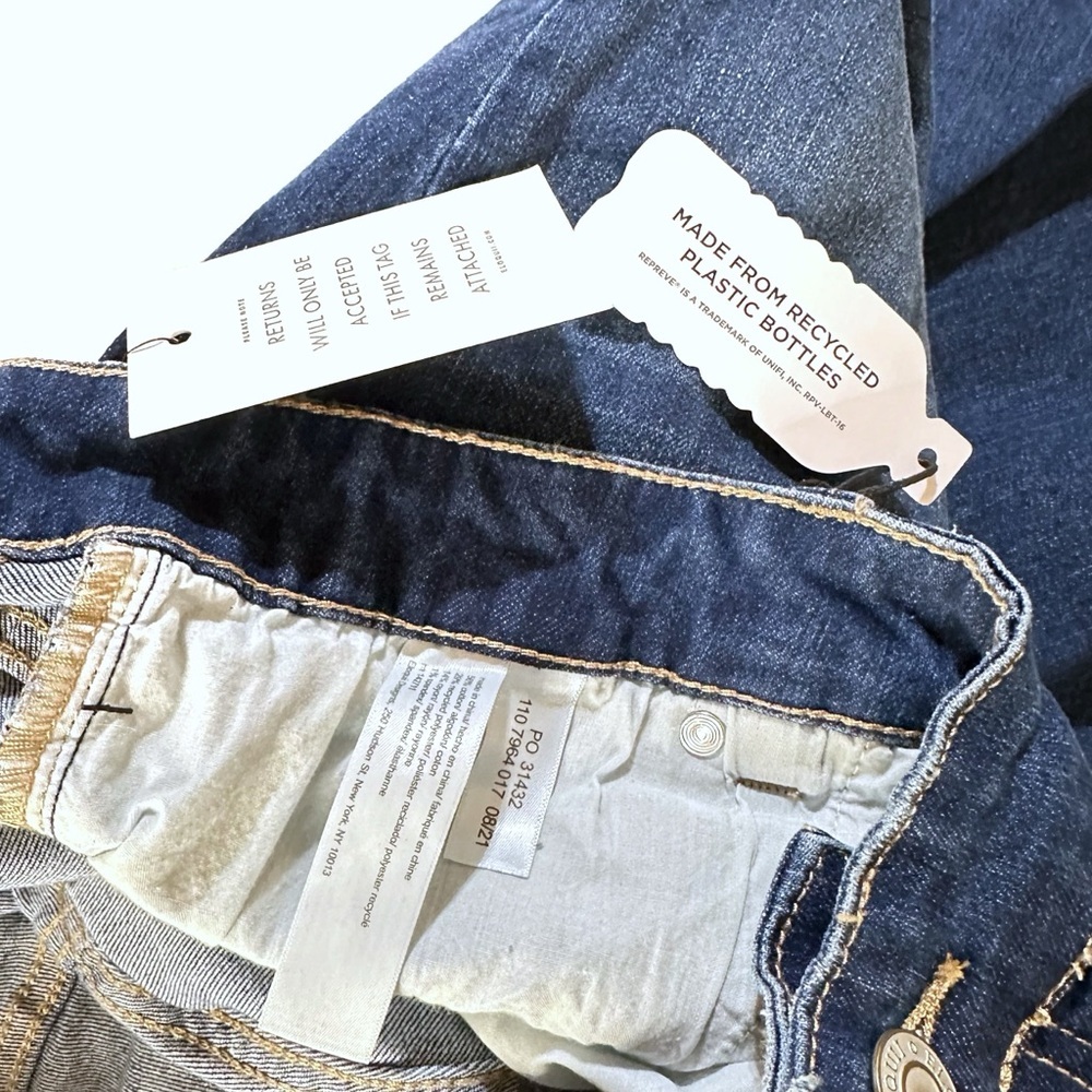 Eloquii Classic Blue Classic Fit Bell Bottom Flare Leg Jeans Plus Size 20 NEW - Picture 11 of 16